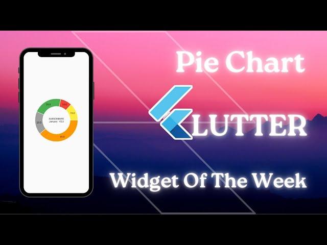 Pie Chart In Flutter. | Widget Of The Week.