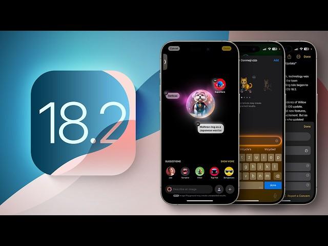 Top 5 iOS 18.2 features!