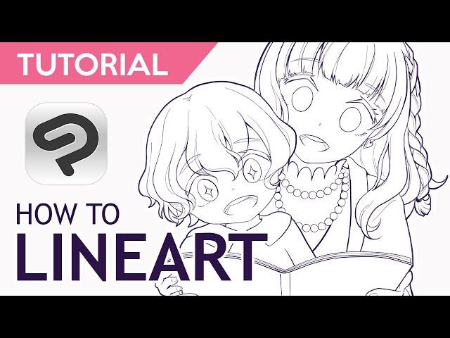 Lineart Tutorial【Clip Studio Paint】