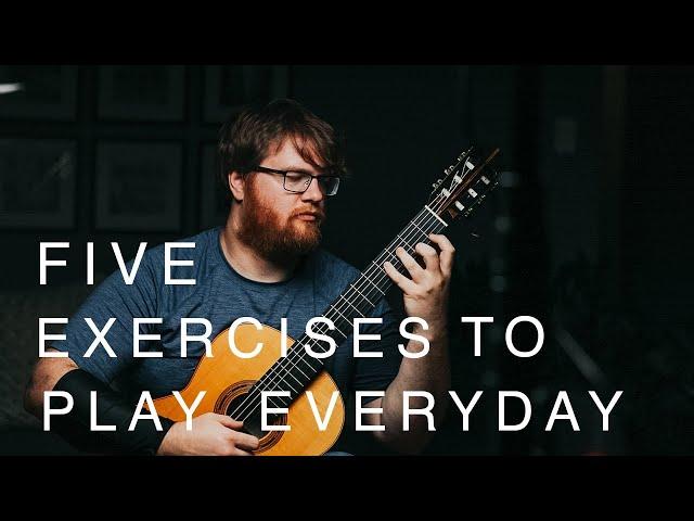 Five guitar exercises to play everyday to improve your playing