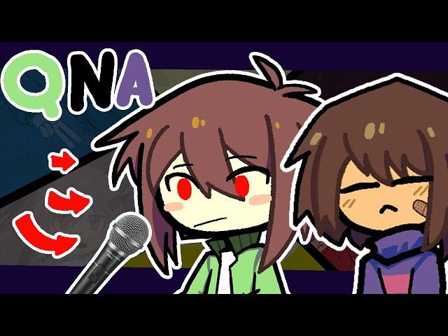 Chara and Frisk QNA Part 1 | Undertale Animation 10K Special 