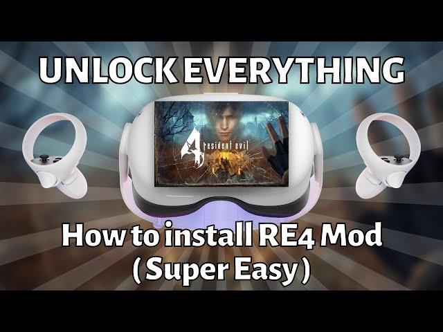 Resident Evil 4 Mod // HOW TO UNLOCK EVERYTHING // SUPER EASY