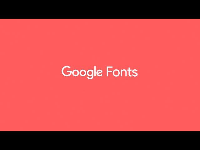 Reimagining Google Fonts