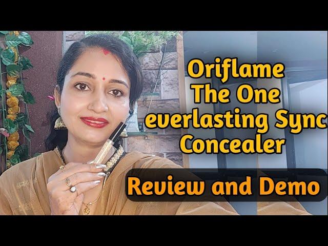 Oriflame The one everlasting Sync Concealer Review and demo l all skin types/all ages type l