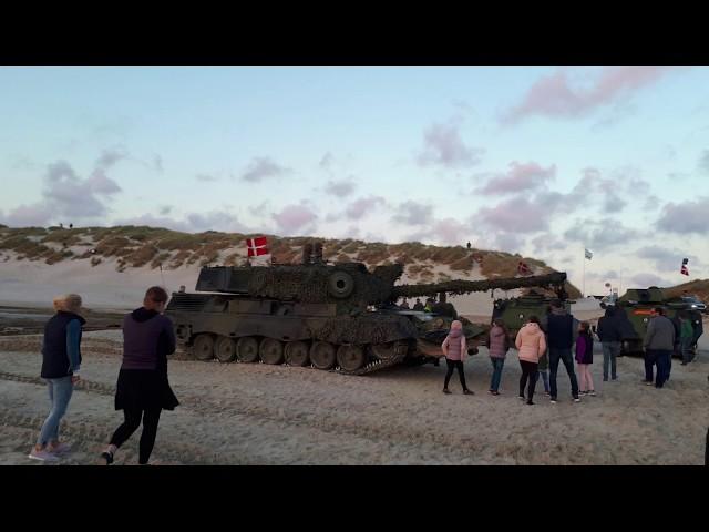 Danish military tank on the beach | Vejers Strand 2018