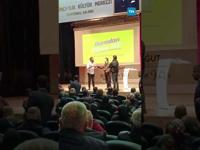 “Açın kombileri” diyen Abdurrahman Uzun'a 'faturalı' protesto: Gerginlik çıktı