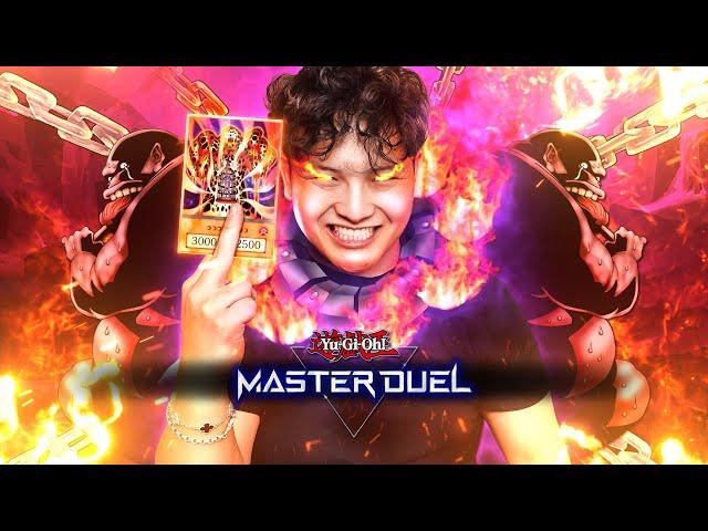 I Tried Climbing to MASTER RANK With The #1 BURN Deck In Yu-Gi-Oh! Master Duel!