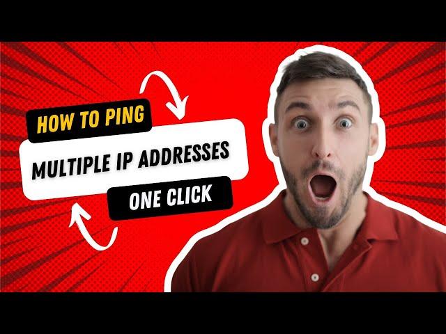 How to ping multiple IP addresses One Click