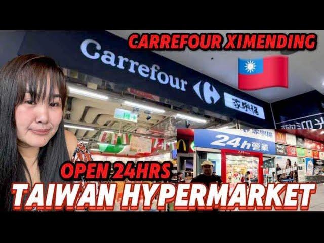 Inside CARREFOUR TAIWAN 24HR HYPERMARKET  | First Time in Taiwan | MORE SALE