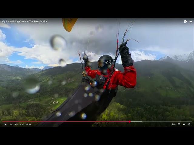 Watch how flying a wet paraglider may kill you: my analysis of the parachutal/deep stall accident.