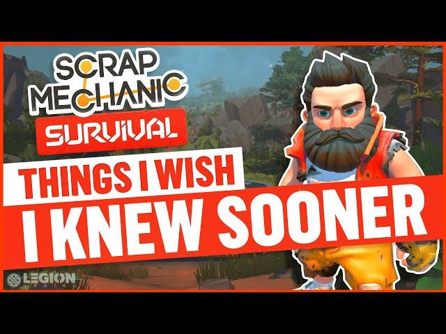 Things I Wish I Knew Sooner about Scrap Mechanic Survival