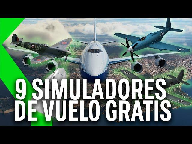 ️️9 SIMULADORES DE VUELO GRATIS️️