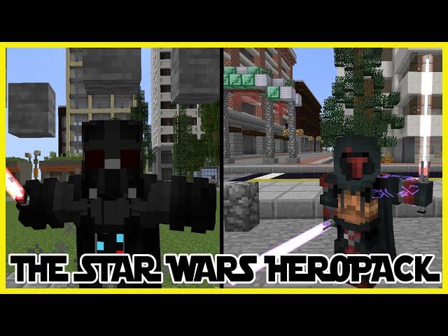 THE STARWARS HEROPACK! Minecraft Fisk Superheroes Mod Review