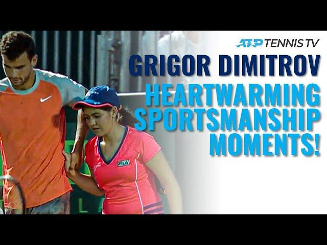 Six Heartwarming Grigor Dimitrov Tennis Sportsmanship Moments 