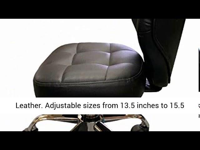 Nail Stool Bar Spa Salon Manicure Pedicure Chair Adjustable 13.5'' to 15.5'' Black/Cappuccino/Creme