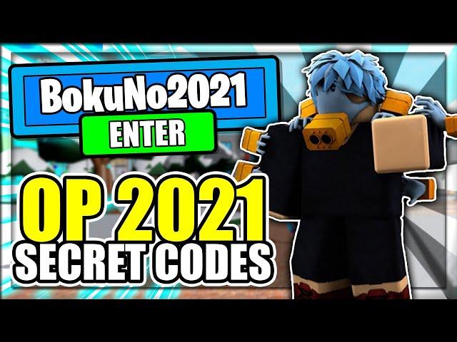 (2021) ALL *NEW* SECRET OP CODES! Boku No Roblox: Remastered