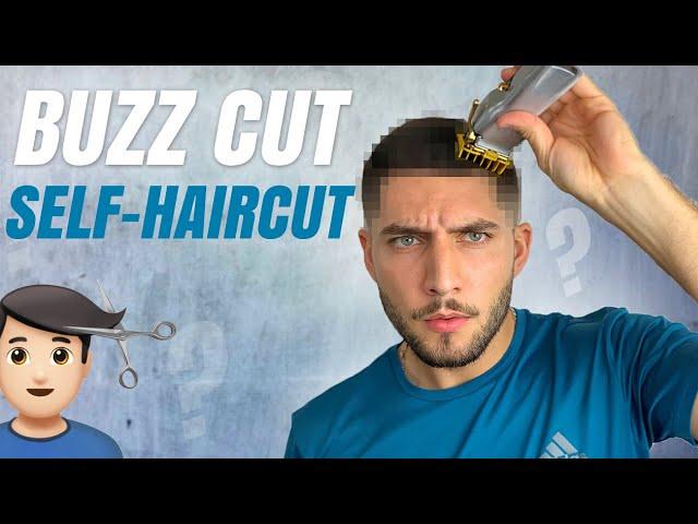 Buzz Cut Self-Haircut Tutorial | How To Cut Your Own Hair