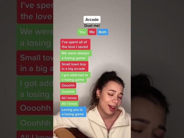 arcade - duncan laurence  #duet #karaoke #arcadesenseilive #duncanlaurence