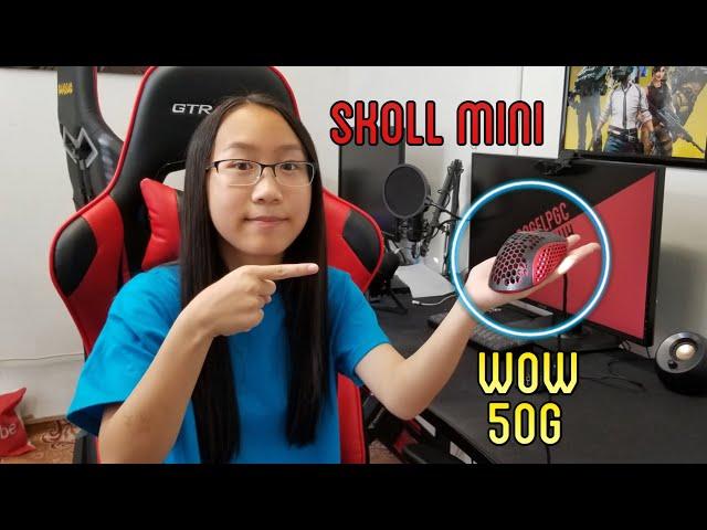 G Wolves Skoll Mini 50g Super Lightweight Gaming Mouse Review and Unboxing