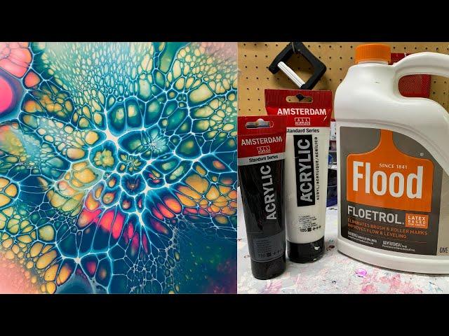 #91 MUST SEE - 2 Ingredient US Floetrol Cell Activator Tests | Acrylic Pour Painting | Fluid Art