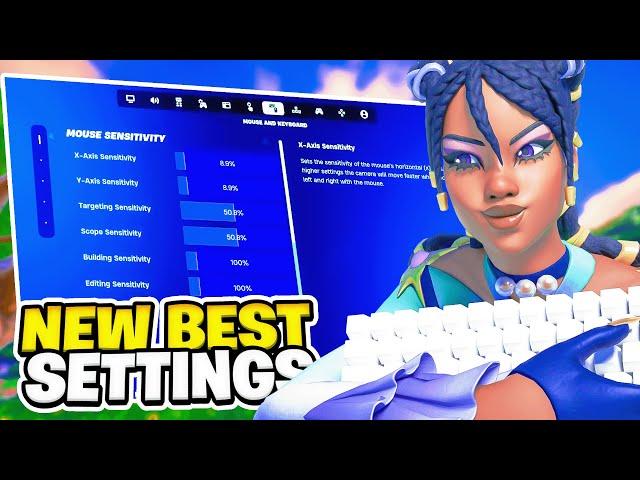 *NEW* BEST PC Keyboard & Mouse Settings, Sensitivity + Keybinds In Fortnite!