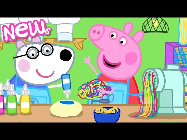 Peppa Pig Tales  Let's Make Rainbow Spaghetti!   BRAND NEW Peppa Pig Episodes