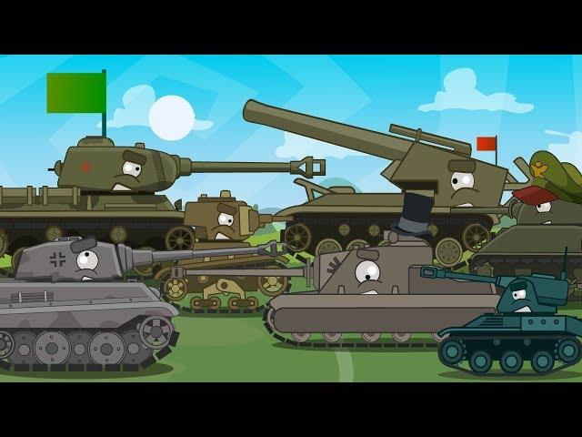 TOP 5 first episodes - Cartoons about tanks