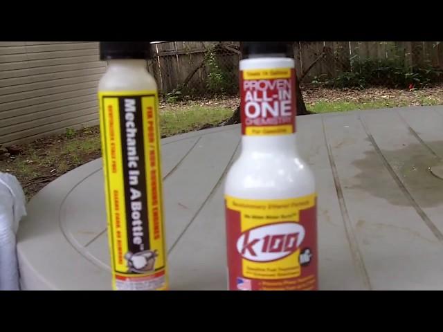 Water Test: Mechanic in a Bottle vs K100