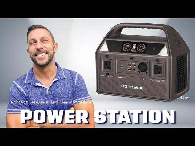 UDPOWER C600 Portable Power Station, 595Wh LiFePO4(LFP) Battery