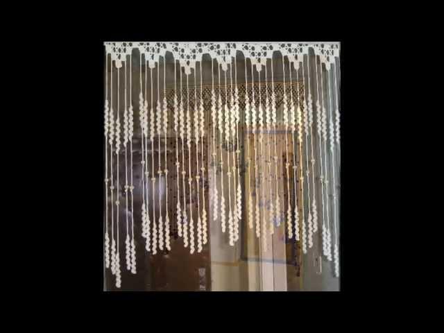 Шторы связанные крючком