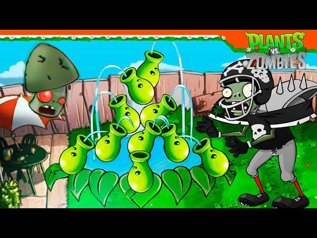  ВОДОПАД ГОРОХОСТРЕЛОВ! МОД ГИБРИД ПВЗ  Plants vs Zombies Hybrid (Растения против зомби гибрид)