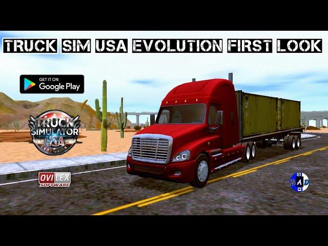 Truck simulator USA evolution by ovilex software Android gameplay 2021first look/officially released