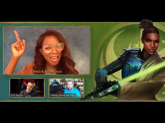 Enuka Okuma Interview - SWTOR Livestream on November 18th, 2021