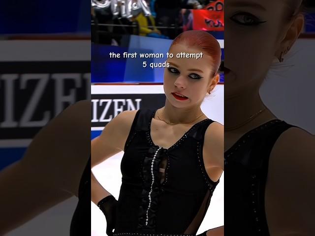 Quad queen #figureskating #olympicgames #alexandratrusova #annashcherbakova #olympics #sports