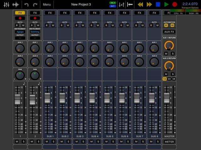 Auria Pro, LYRA-Multi Format Sample Player, Demo for iPad