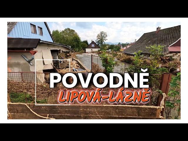 Povodně v Jeseníku (19. 9. 2024) | Následky v obci Lipová-lázně