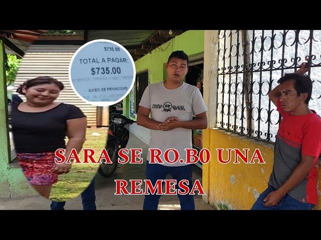 SARA SE ro.b0 una ayuda que era para NORA y MAYCOL muestra la Prueba