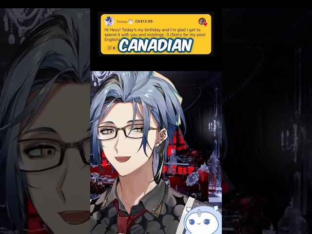 Hex duped by a Canadian #hexhaywire #nijisanji_en