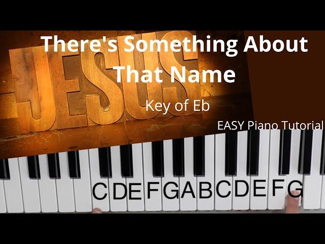 There's Just Something About That Name  -Bob Cull (Key of Eb)//EASY Piano Tutorial