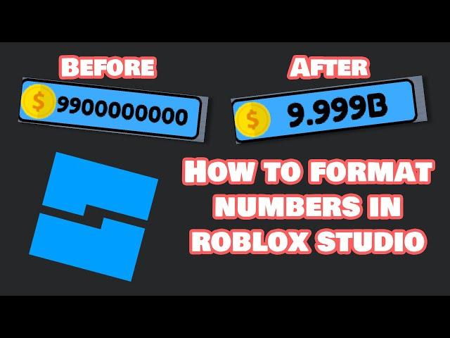 How to format leaderstat gui number in Roblox studio