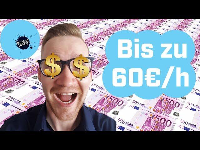 Bestbezahlten Studentenjobs bis zu 60€/h