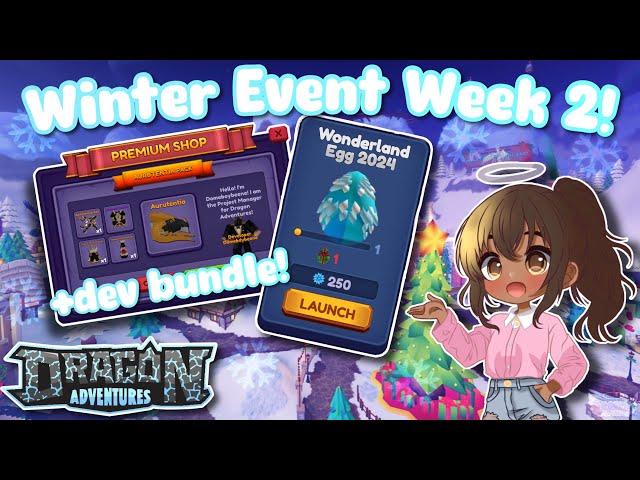 Winter Event Week 2! (Dragon Adventures, Roblox!)