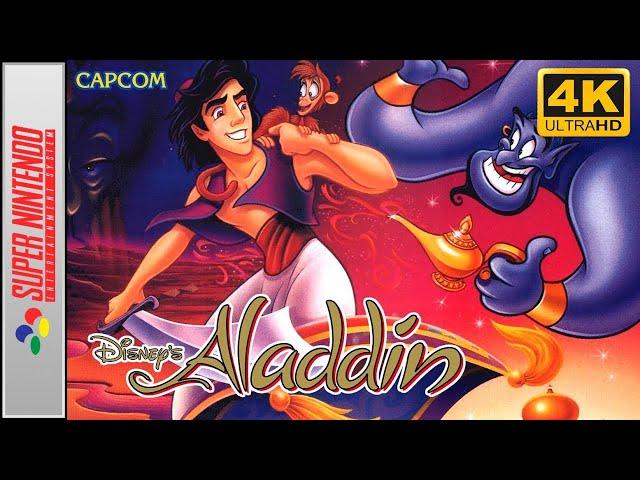 Aladdin (SNES) Longplay 4K 60FPS