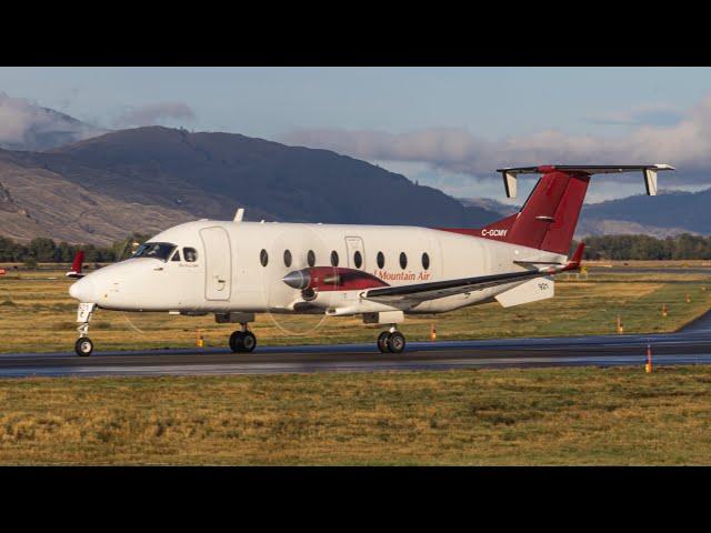 Central Mountain Air Beech 1900D Arrival and Departure at YKA