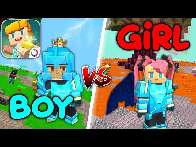 Eggwars BOY vs GIRL | Blockman Go