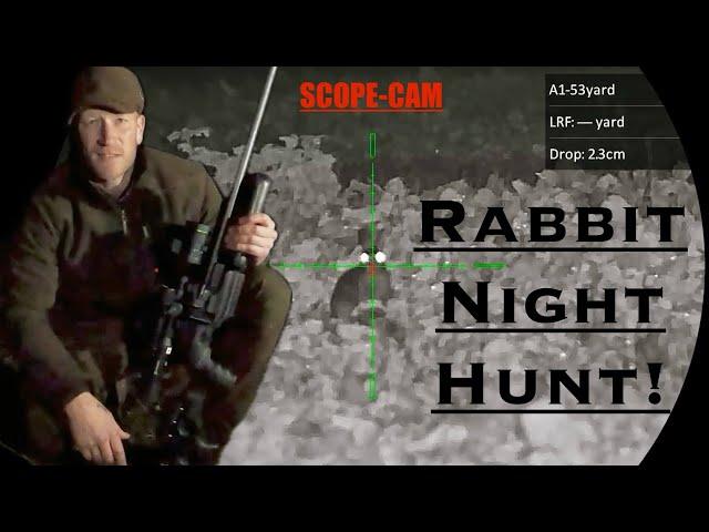 Rabbit Hunting at Night | Night-vision | Infrared | Scope-cam