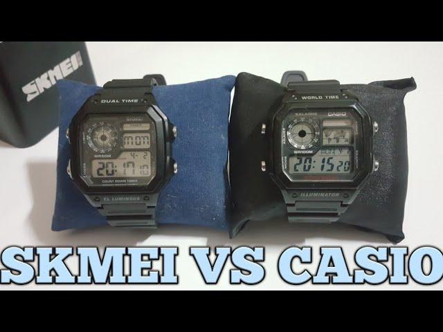 Casio AE-1200WH VS Skmei 1299