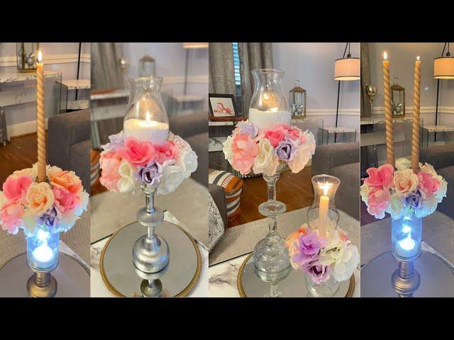 The easiest Dollar Tree centerpieces DIY/inexpensive Table decor