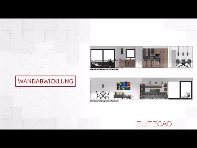 ELITECAD Architecture 16 | Automatische Wandabwicklung