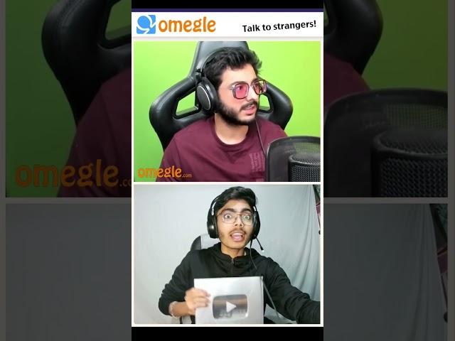 I Found Me & Carryminati on omegle OMG wait for end #shorts #omegle